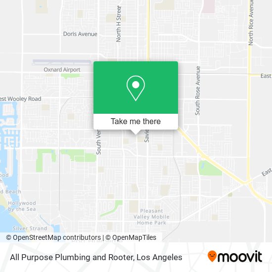 All Purpose Plumbing and Rooter map