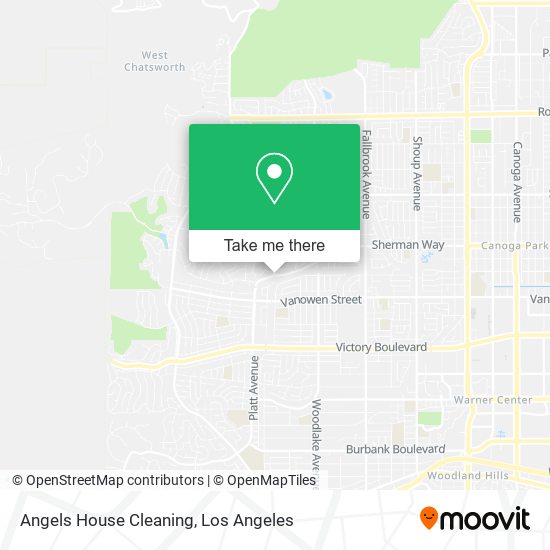 Angels House Cleaning map