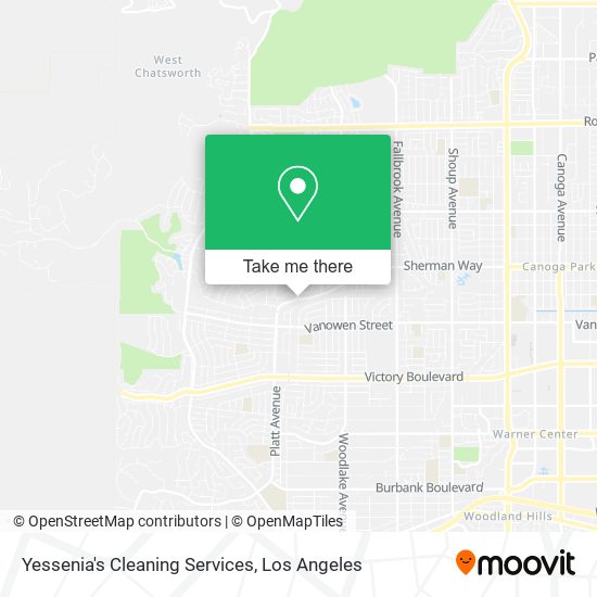 Yessenia's Cleaning Services map