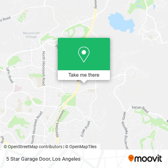 5 Star Garage Door map