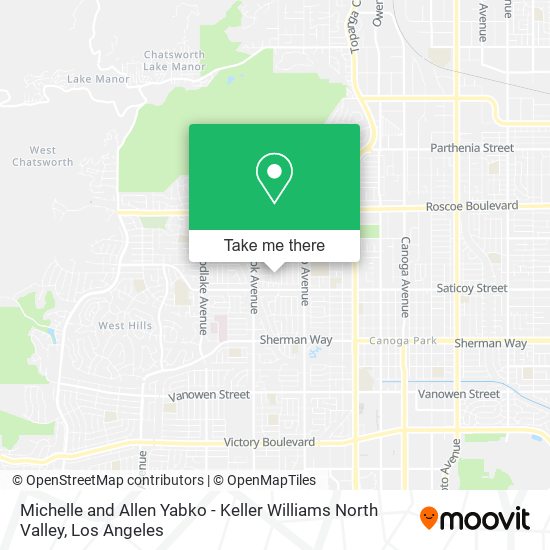 Mapa de Michelle and Allen Yabko - Keller Williams North Valley