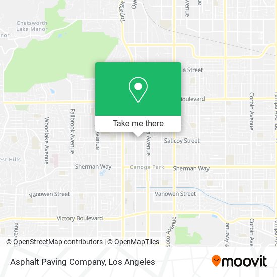 Asphalt Paving Company map