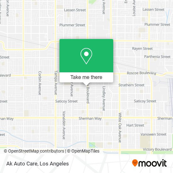 Ak Auto Care map