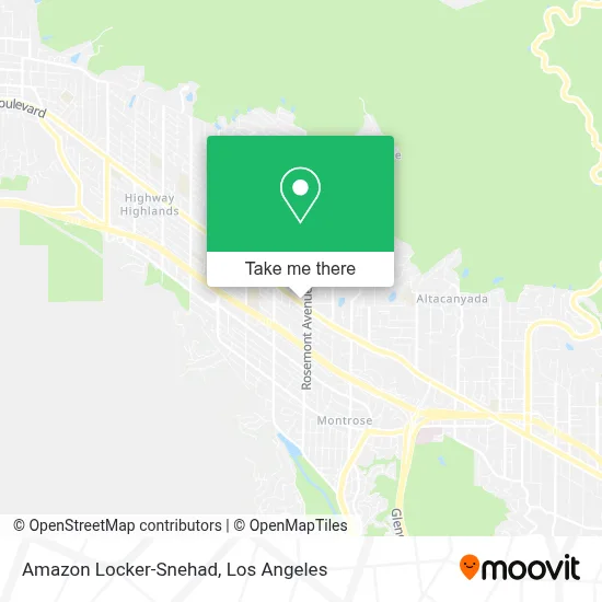 Amazon Locker-Snehad map