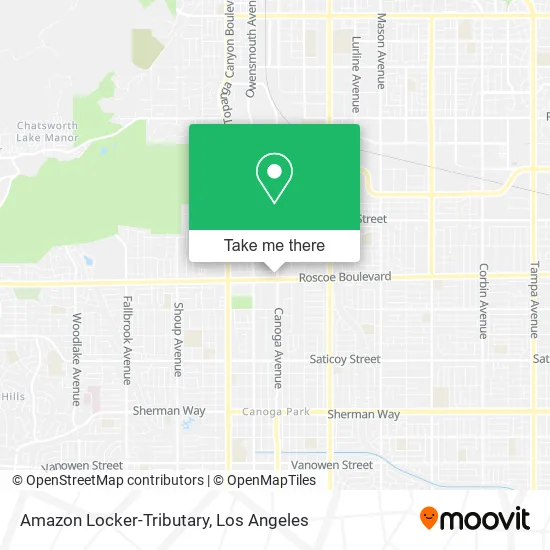 Mapa de Amazon Locker-Tributary