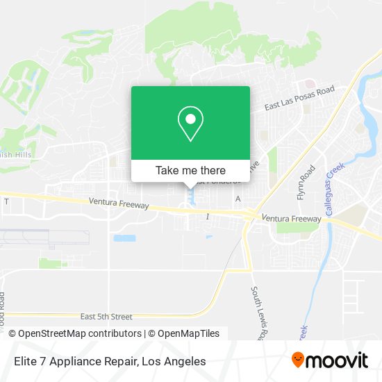 Mapa de Elite 7 Appliance Repair