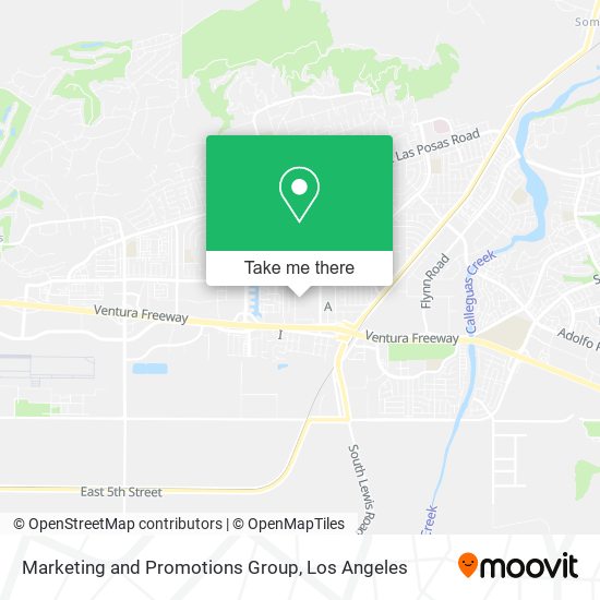 Marketing and Promotions Group map