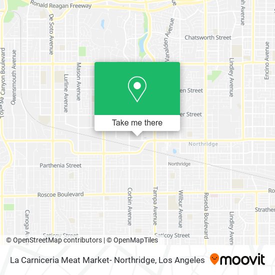 Mapa de La Carniceria Meat Market- Northridge