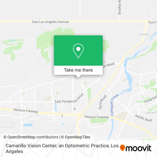 Camarillo Vision Center; an Optometric Practice map