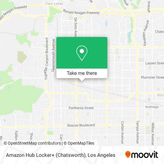 Amazon Hub Locker+ (Chatsworth) map