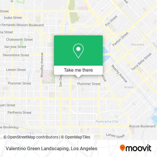Mapa de Valentino Green Landscaping