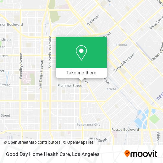 Good Day Home Health Care map