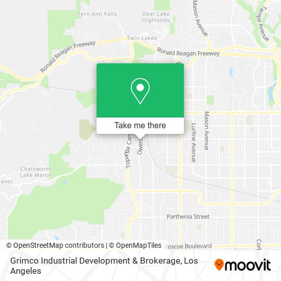 Grimco Industrial Development & Brokerage map