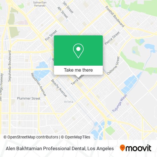 Mapa de Alen Bakhtamian Professional Dental