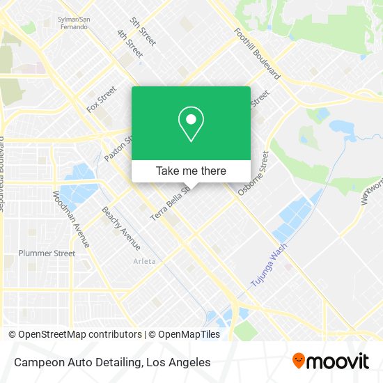 Campeon Auto Detailing map