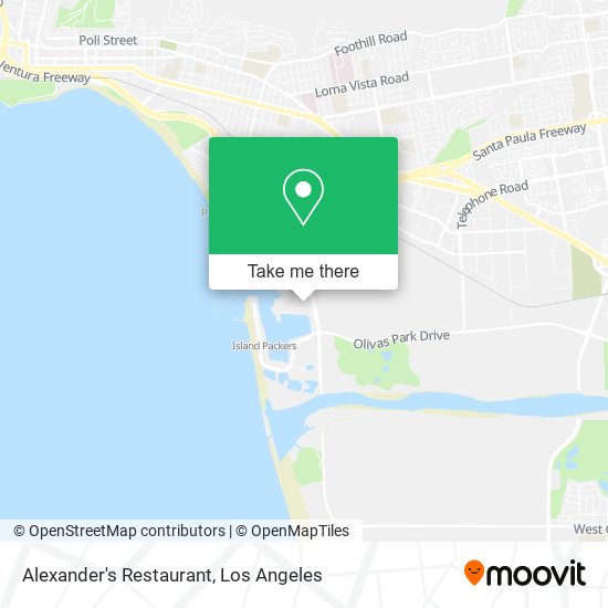 Mapa de Alexander's Restaurant