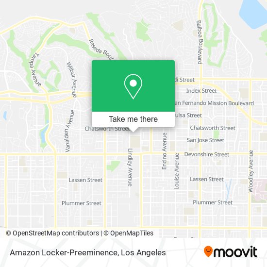 Mapa de Amazon Locker-Preeminence