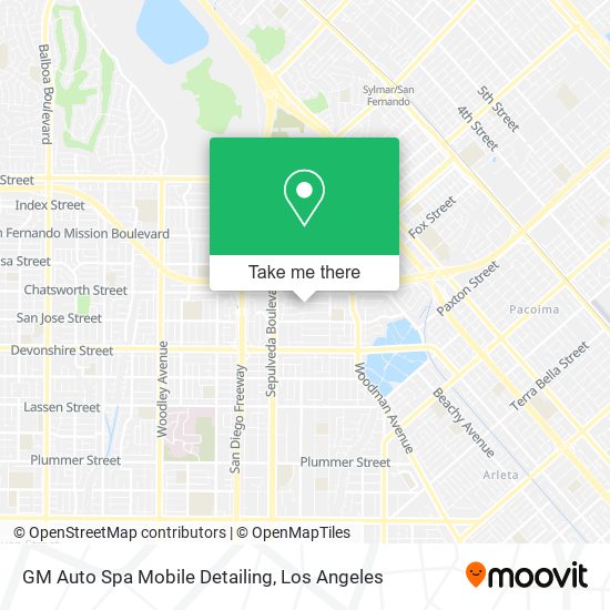 GM Auto Spa Mobile Detailing map