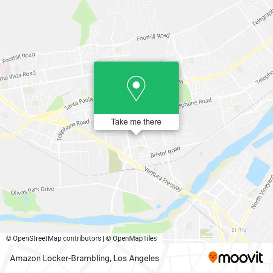 Amazon Locker-Brambling map