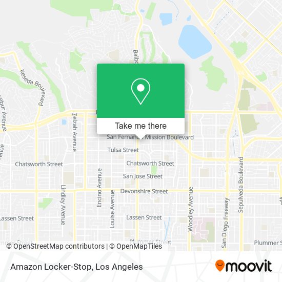 Amazon Locker-Stop map
