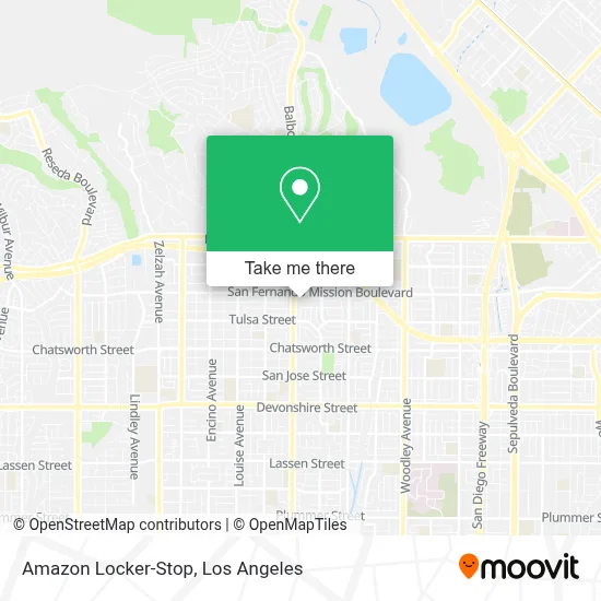 Amazon Locker-Stop map