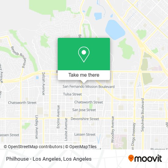 Philhouse - Los Angeles map