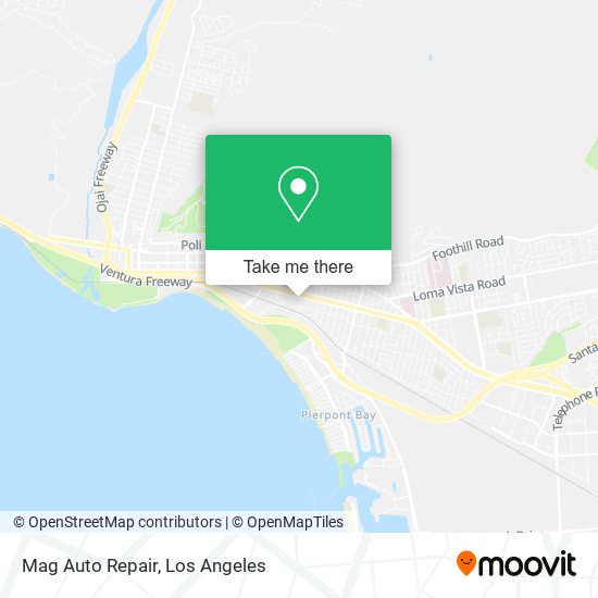Mag Auto Repair map
