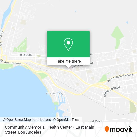 Community Memorial Health Center - East Main Street map