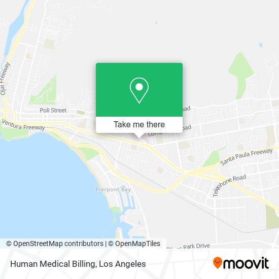 Human Medical Billing map