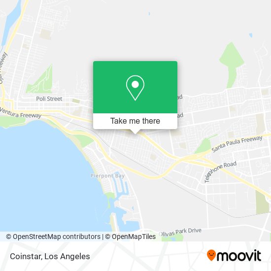 Coinstar map