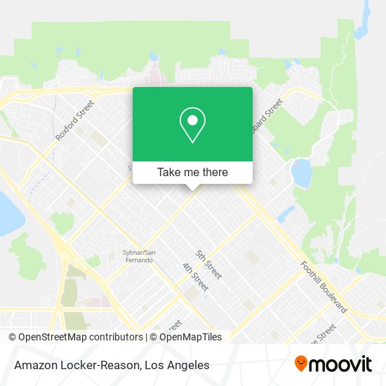 Mapa de Amazon Locker-Reason