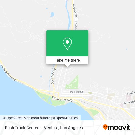 Mapa de Rush Truck Centers - Ventura