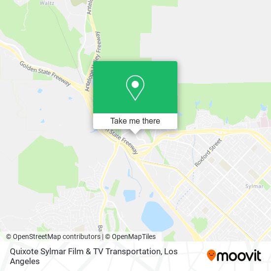 Quixote Sylmar Film & TV Transportation map