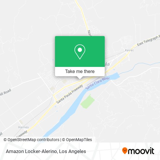 Amazon Locker-Alerino map
