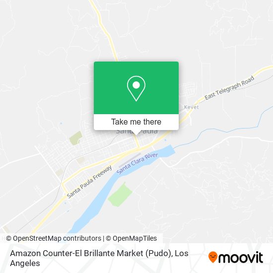 Amazon Counter-El Brillante Market (Pudo) map