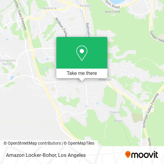 Amazon Locker-Bohor map