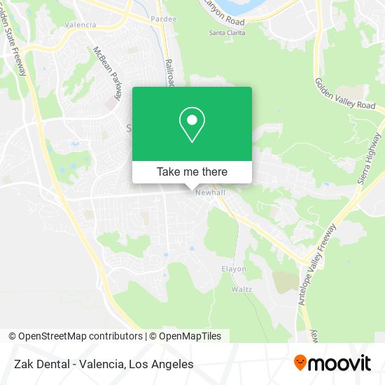 Zak Dental - Valencia map