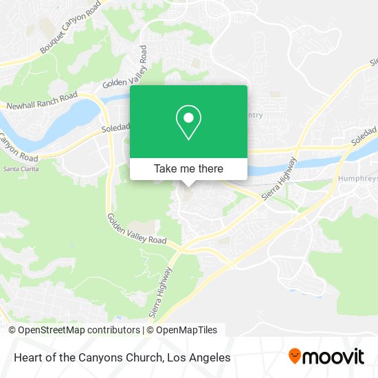 Heart of the Canyons Church map