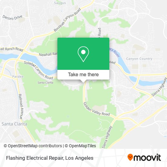 Flashing Electrical Repair map