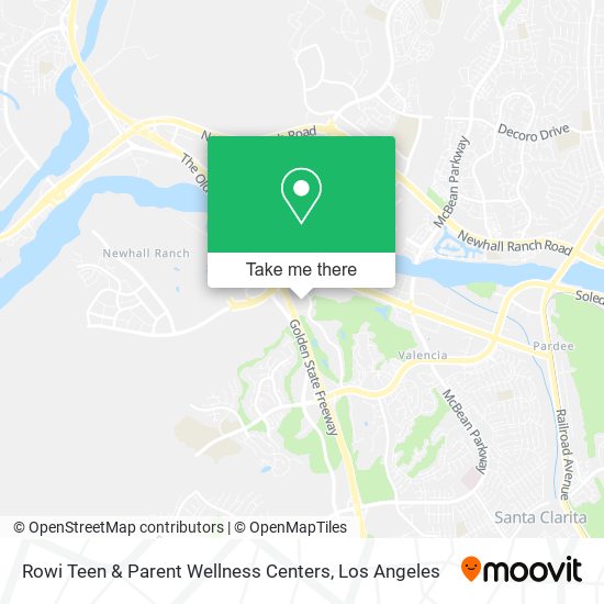 Rowi Teen & Parent Wellness Centers map
