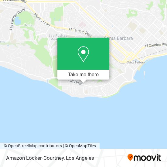 Mapa de Amazon Locker-Courtney