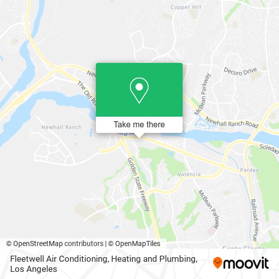 Fleetwell Air Conditioning, Heating and Plumbing map