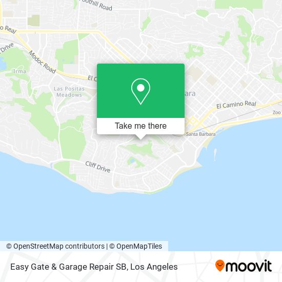 Mapa de Easy Gate & Garage Repair SB