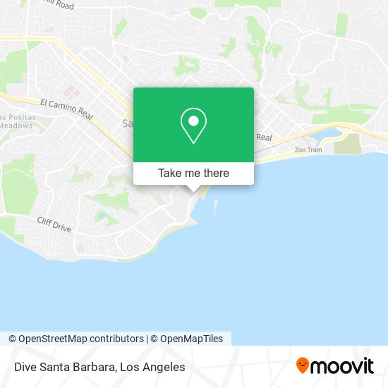 Mapa de Dive Santa Barbara