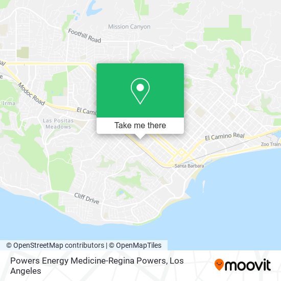 Powers Energy Medicine-Regina Powers map