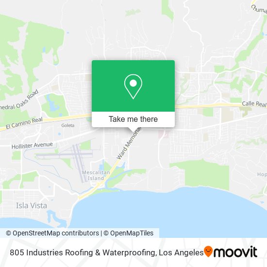 805 Industries Roofing & Waterproofing map
