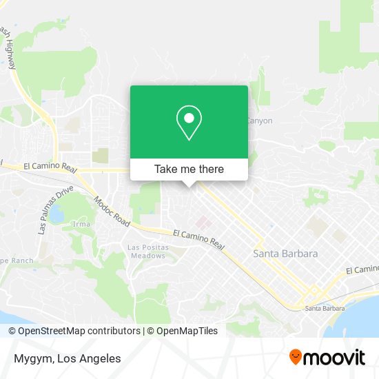 Mapa de Mygym