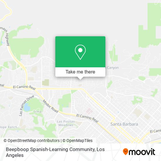 Beepboop Spanish-Learning Community map