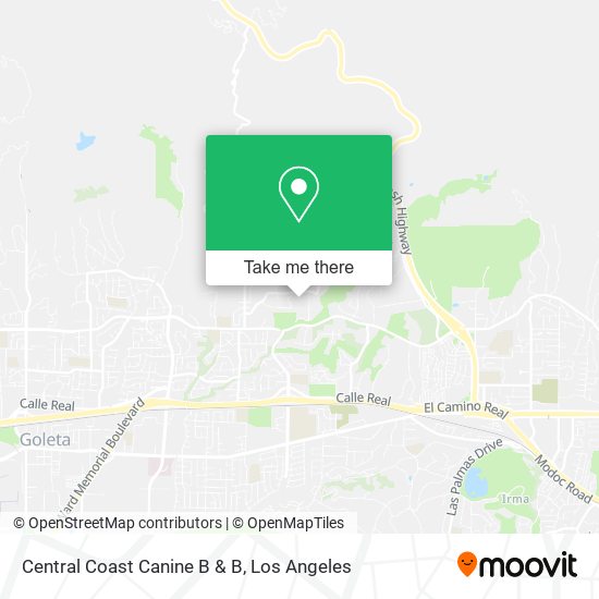 Mapa de Central Coast Canine B & B