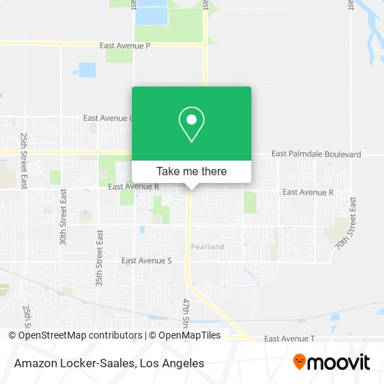 Amazon Locker-Saales map